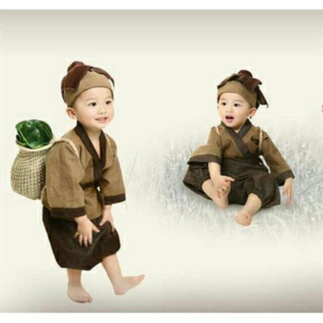 [HCM]Combo bộ quần áo và nón xinh cho bé chụp ảnh