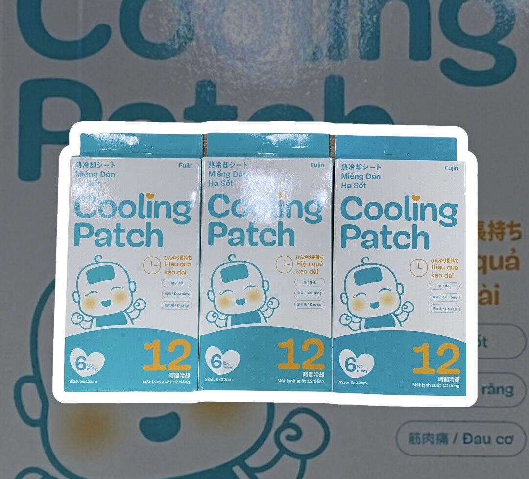 Dán hạ sốt Cooling patch hàng Việt nam chất lượng cao công ty FUJIN