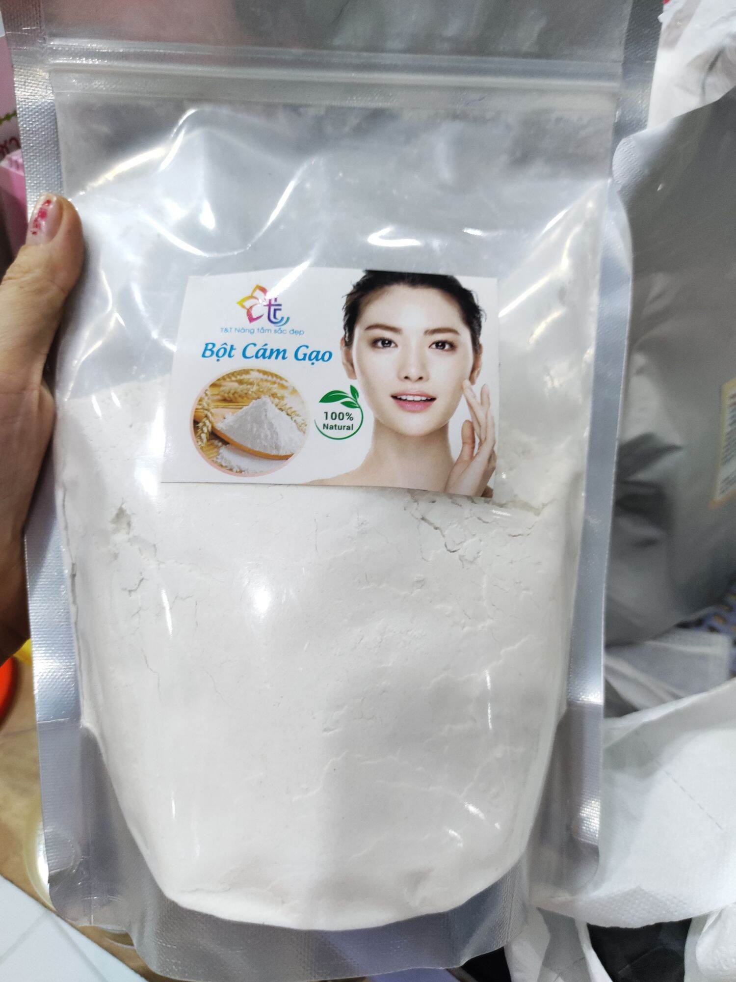 Bột cám gạo nguyên chất 100% bịch 500g