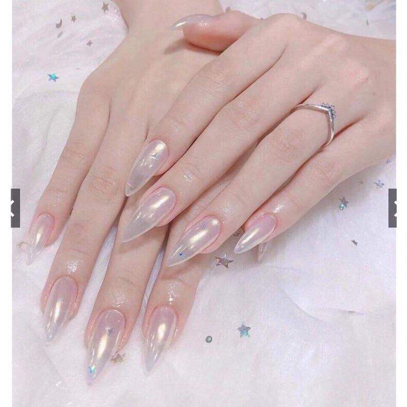 Tráng gương ngọc trai làm nail, set 6 hũ tráng gương ánh ngọc trai làm móng chuyên nghiệp - CHEAP NAIL