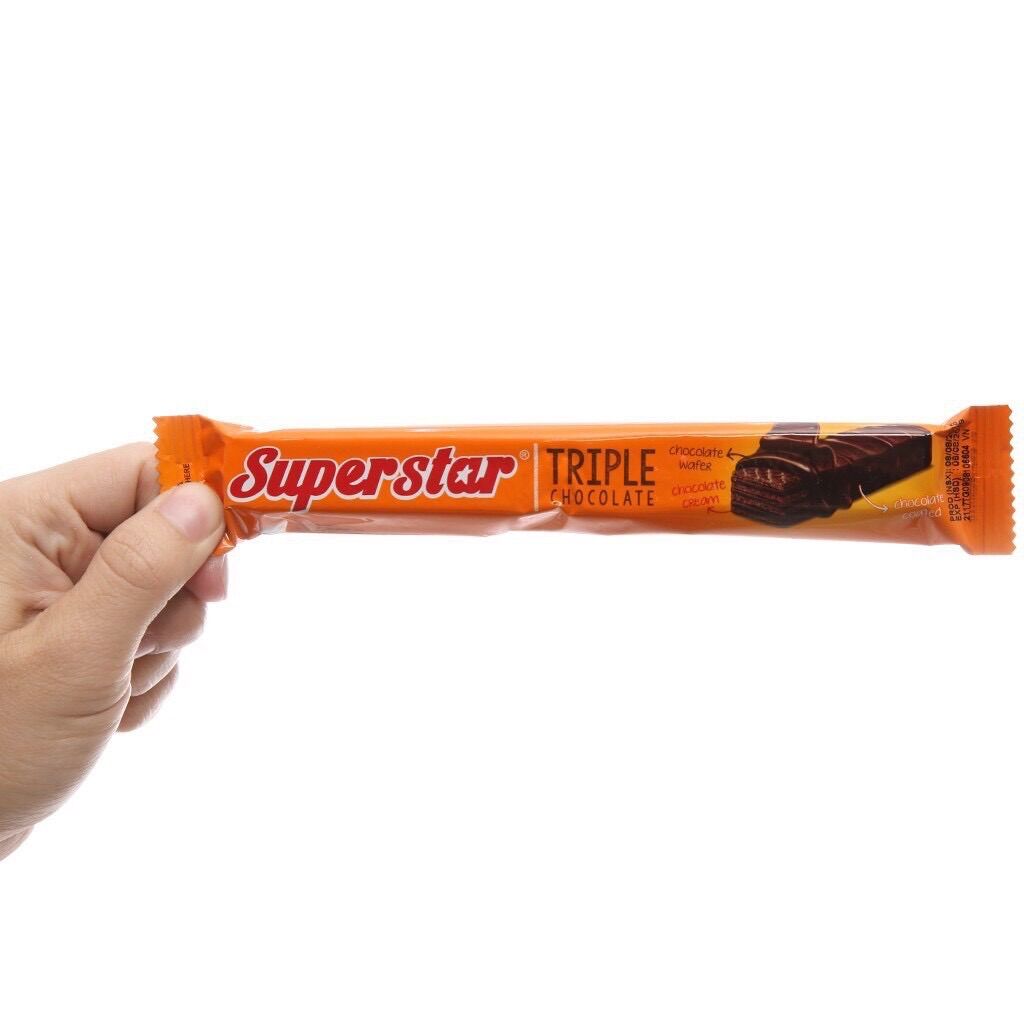 COMBO 6 CÁI BÁNH SUPERSTAR PHỦ SOCOLA