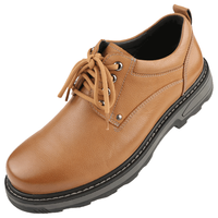 Camel | Outdoor Casual Men's Shoes Leather Lace-up Round Toe