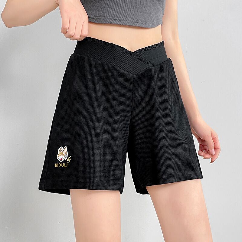 Quần sooc bà bầu quần bà bầu mặc bên ngoài mùa hè cho nữ quần legging cạp trễ kiểu mỏng quần ống rộng trang phục bà bầu rộng rãi trang phục mùa hè