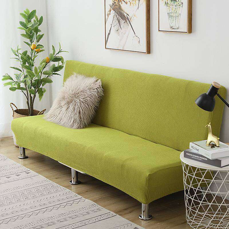 Bọc Sofa Đầy Đủ Bao Phủ Dày Dễ Lắp Cho Sofa Gập Không Tay Cầm
