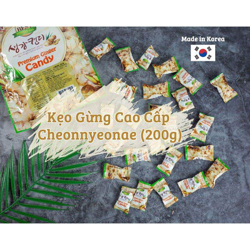 kẹo gừng ngậm chống say xe