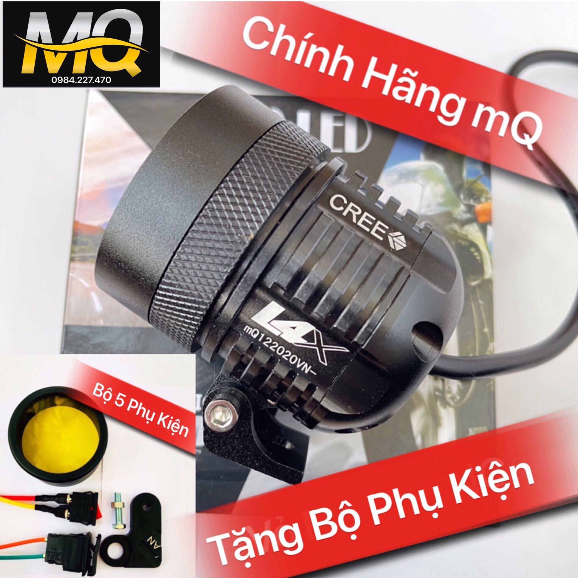 ĐÈN TRỢ SÁNG L4X CREE CHÍNH HÃNG mQ