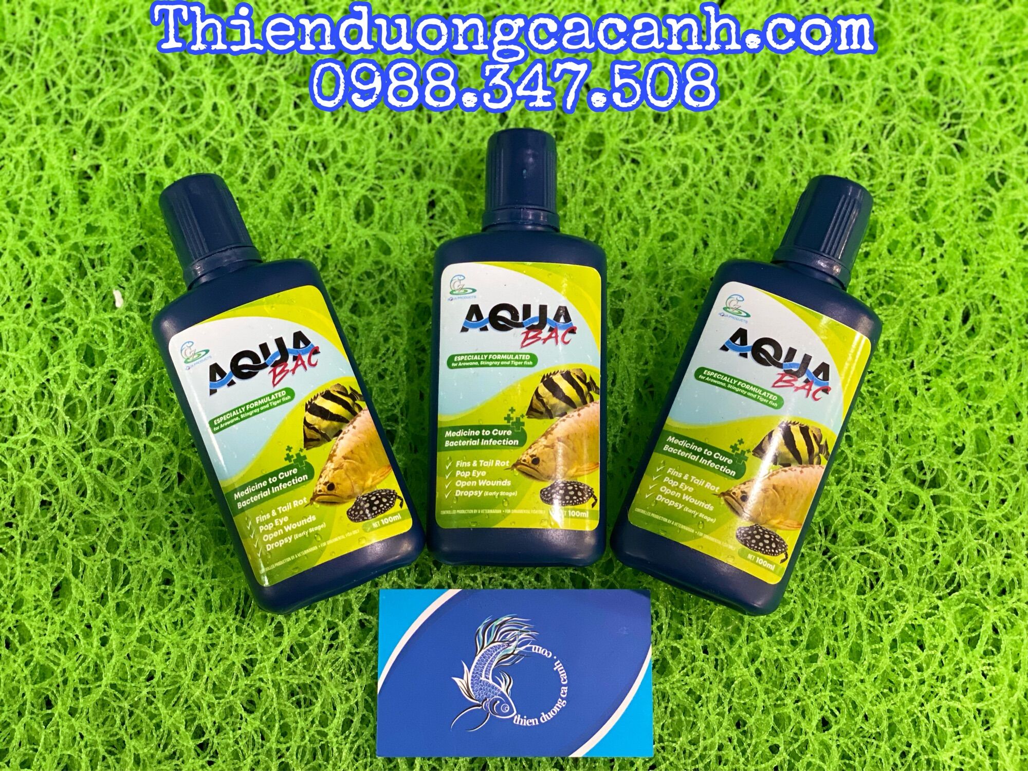 Aqua bac - dung dịch cho cá rồng, hổ, sam