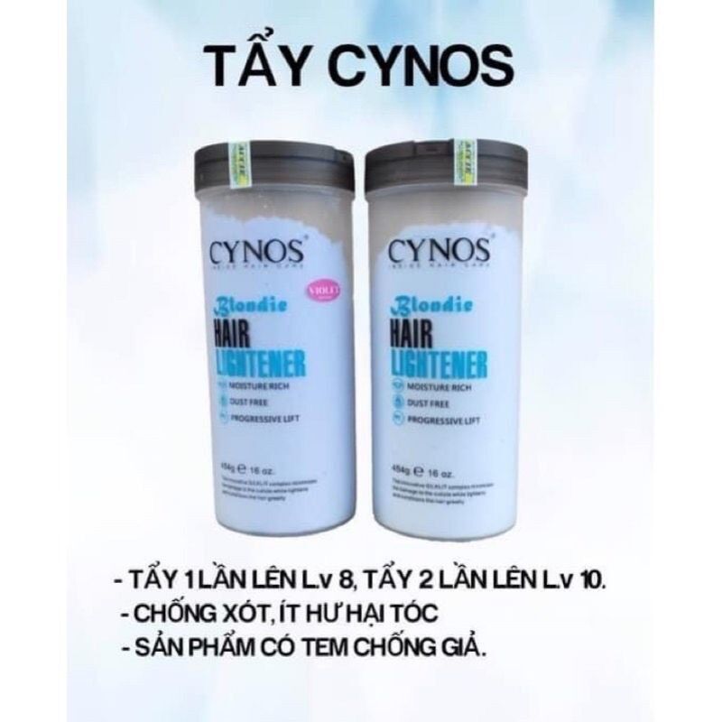 Bột tẩy tóc cynos 454g