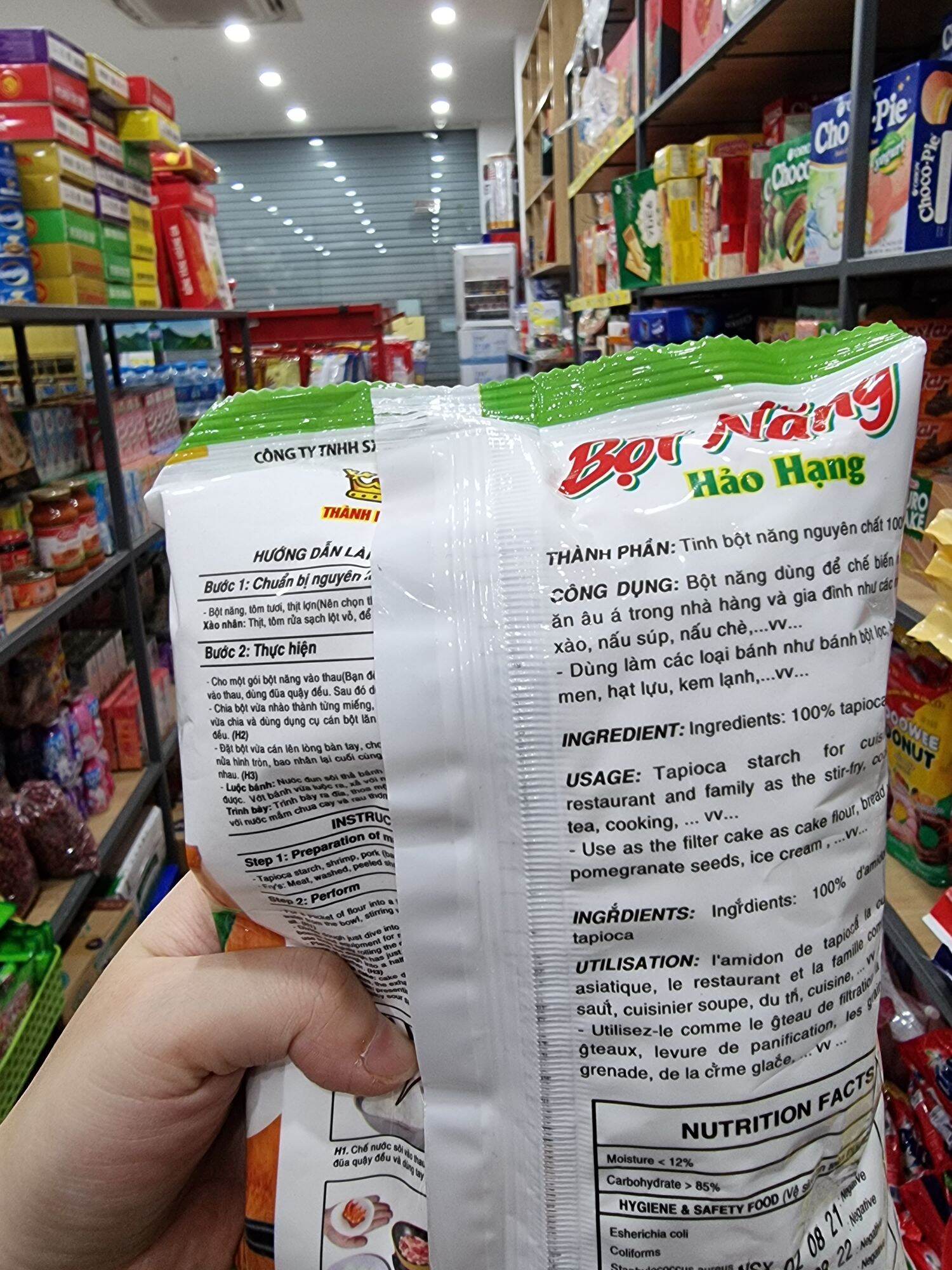 Gói Bột năng 400g
