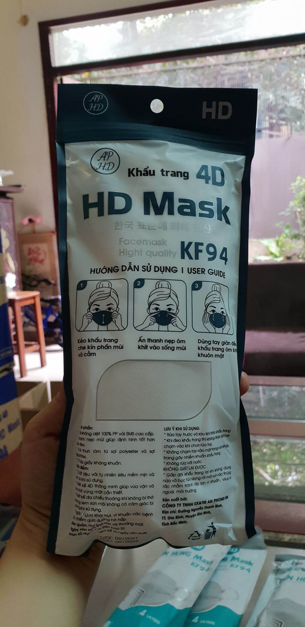 Khẩu Trang 4D Mask KF94 ( Thùng 300 cái)