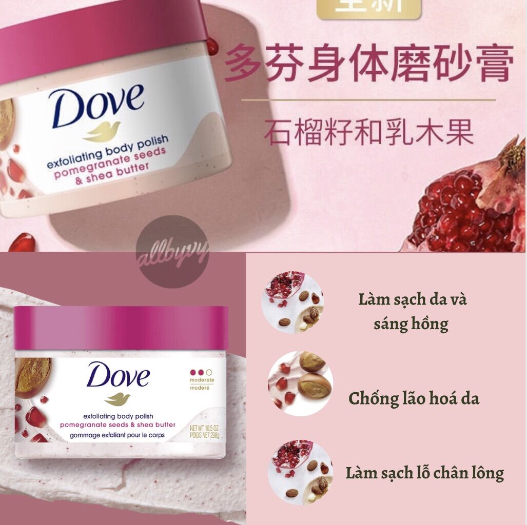 allbyvy | Tẩy da chết body Dove