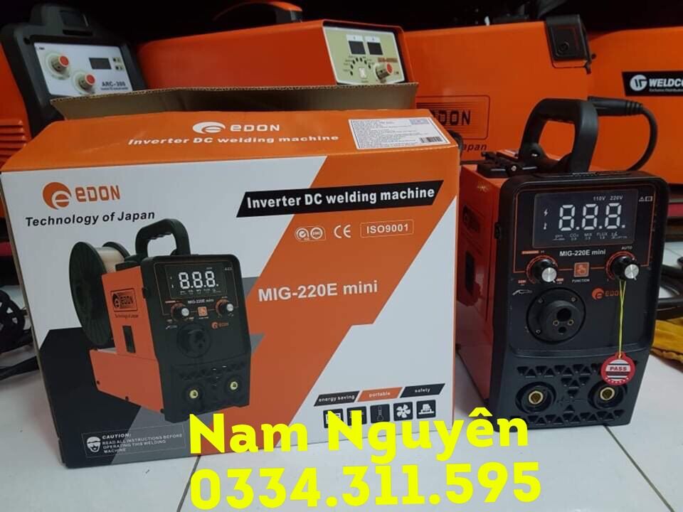 Máy hàn Mig mini 220E Edon đa năng mẫu mới 2022