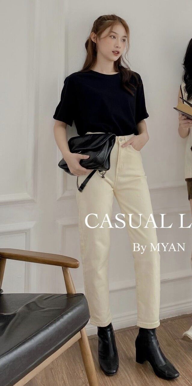 [BIGSIZE] Quần Jean baggy trơn BB