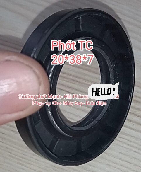 Phớt TC 20x38x7 , 20*38*7