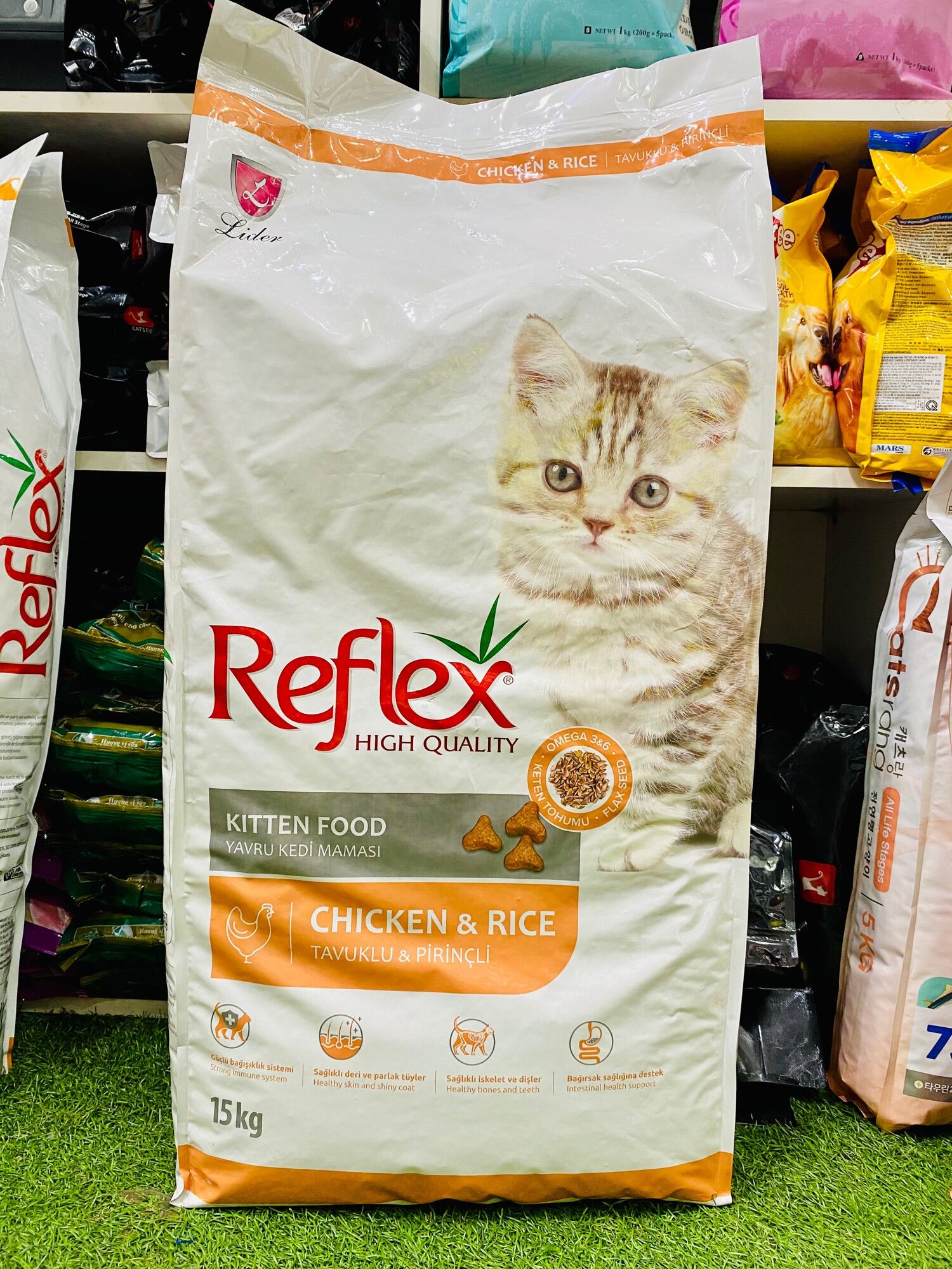 Thức ăn hạt cho mèo con Reflex Kitten 15kg