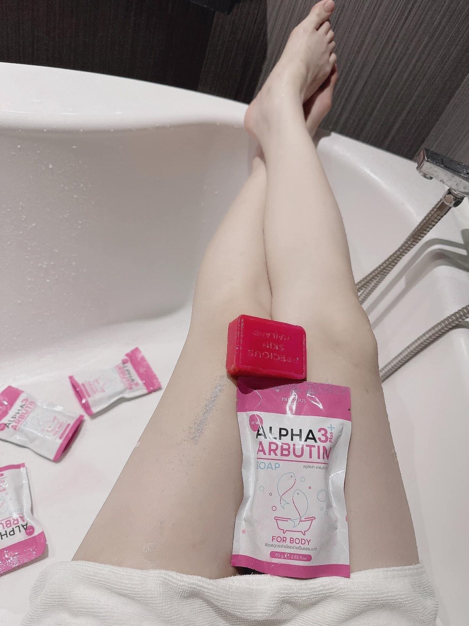 Xà phòng Alpha butin - kích trắng thái lan