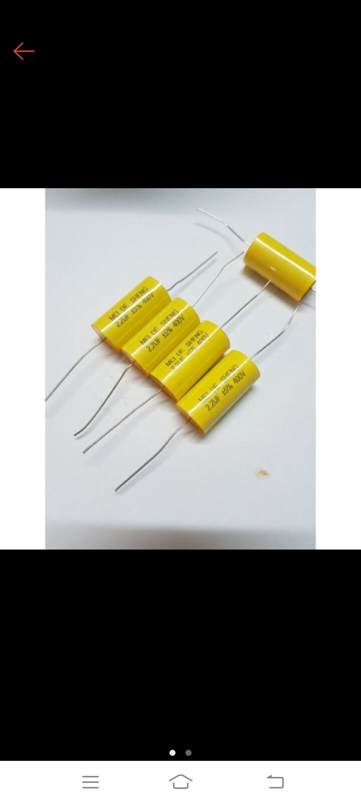 Tụ loa 1,5 hi uf, 400v, Tụ phân tần tụ cản bass trung treble tụ không phân cực