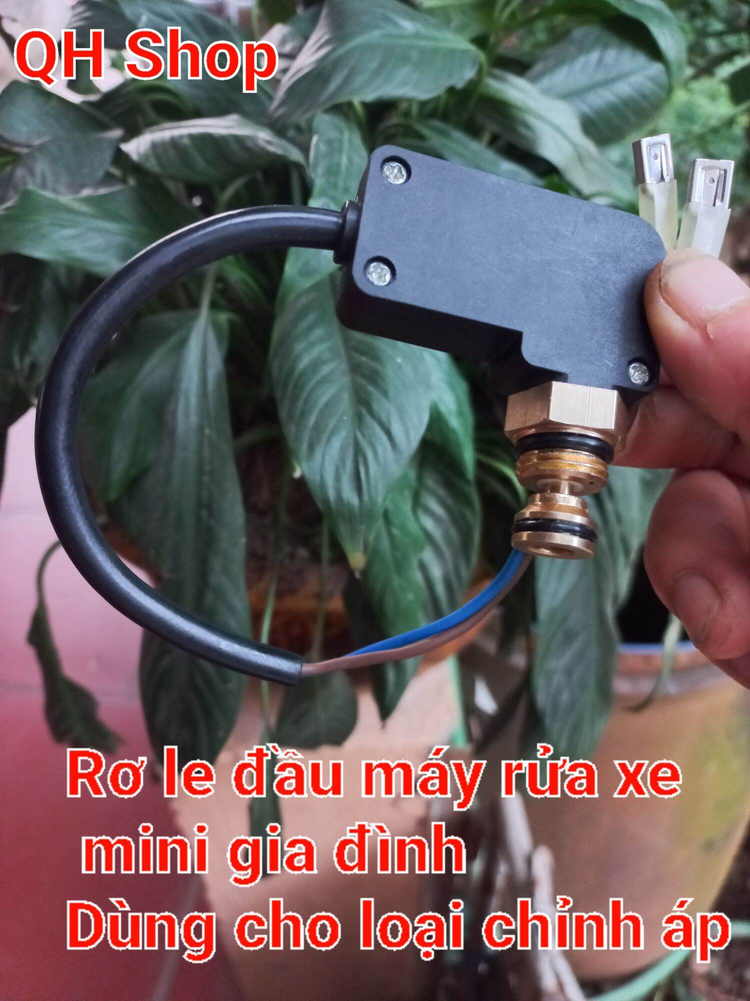 Rơ le máy rửa xe mini gia đình ren 16mm