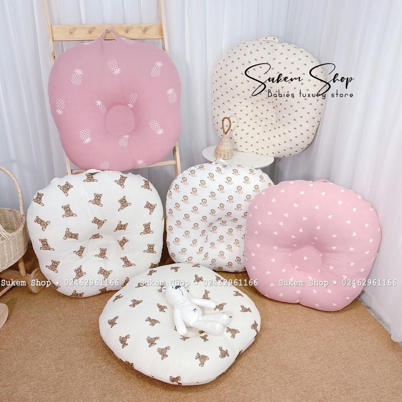 Gối Chống Trào Ngược Mochee Muslin- Chính Hãng