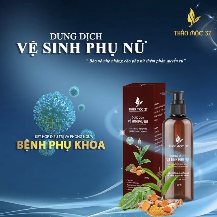 Dung dịch vệ sinh phụ nữ thảo mộc 37 chính hãng