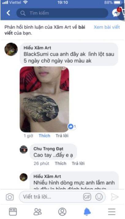 Mực xăm Black Sumi