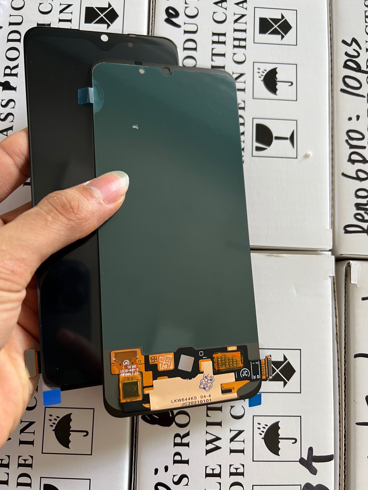 Màn hình Oppo Reno 3 / A91 Oled Mỏng , Đẹp đạt 9/10 so với Zin