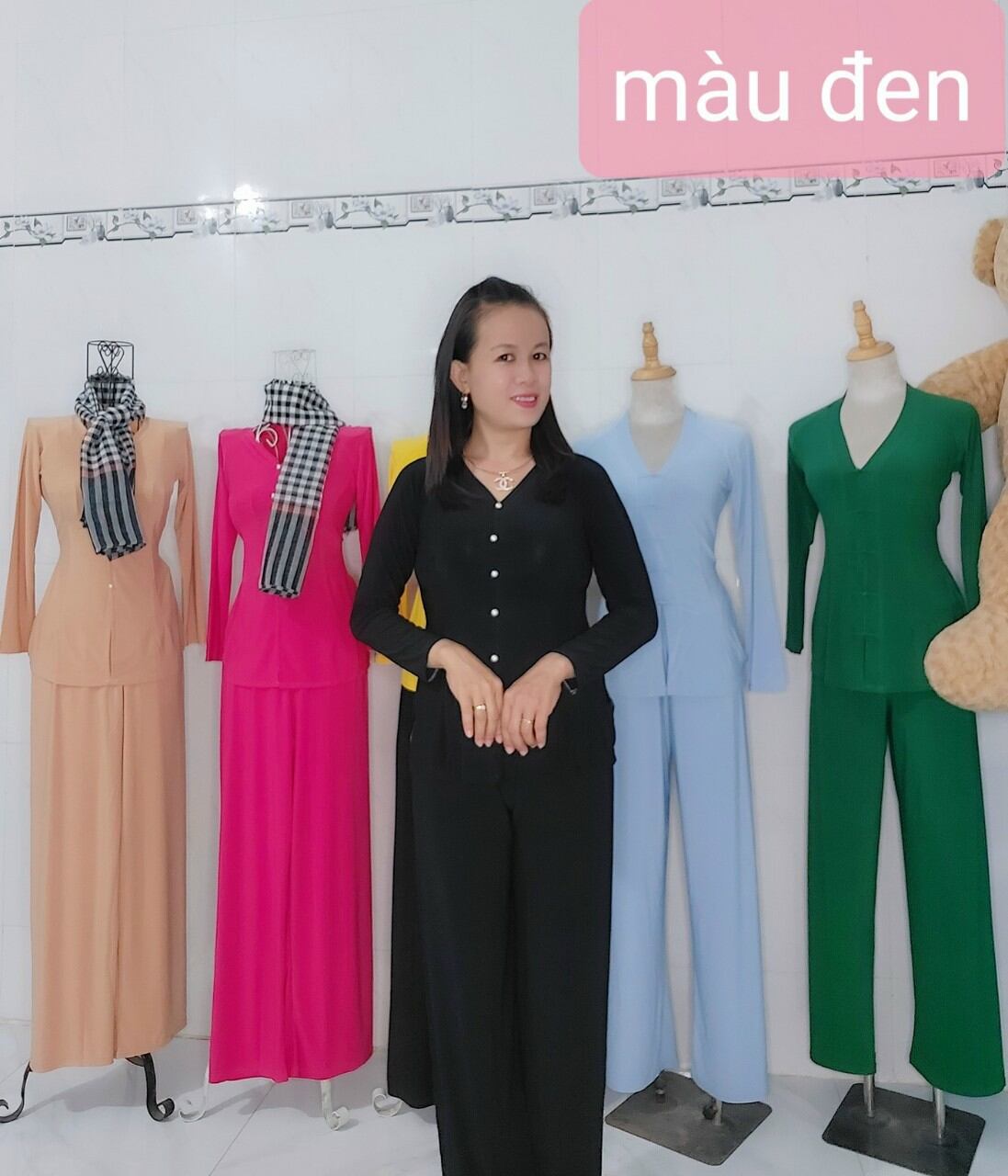 bộ bà ba trơn