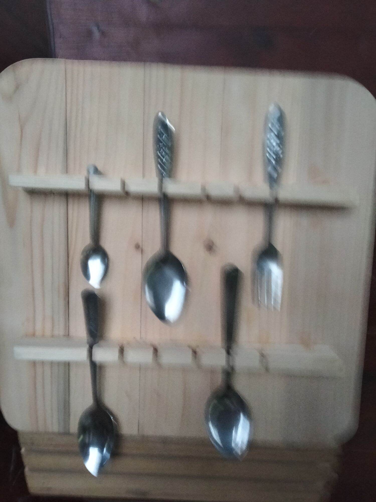 Kệ gỗ gác muỗng nĩa