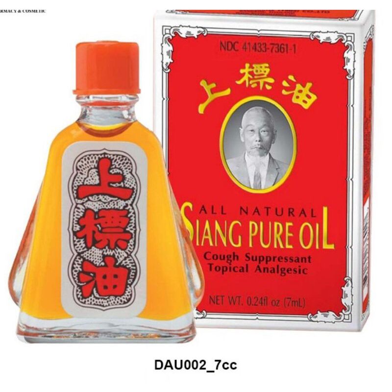 Dầu gió Siang pure oil chữ vàng Thái Lan 7ml