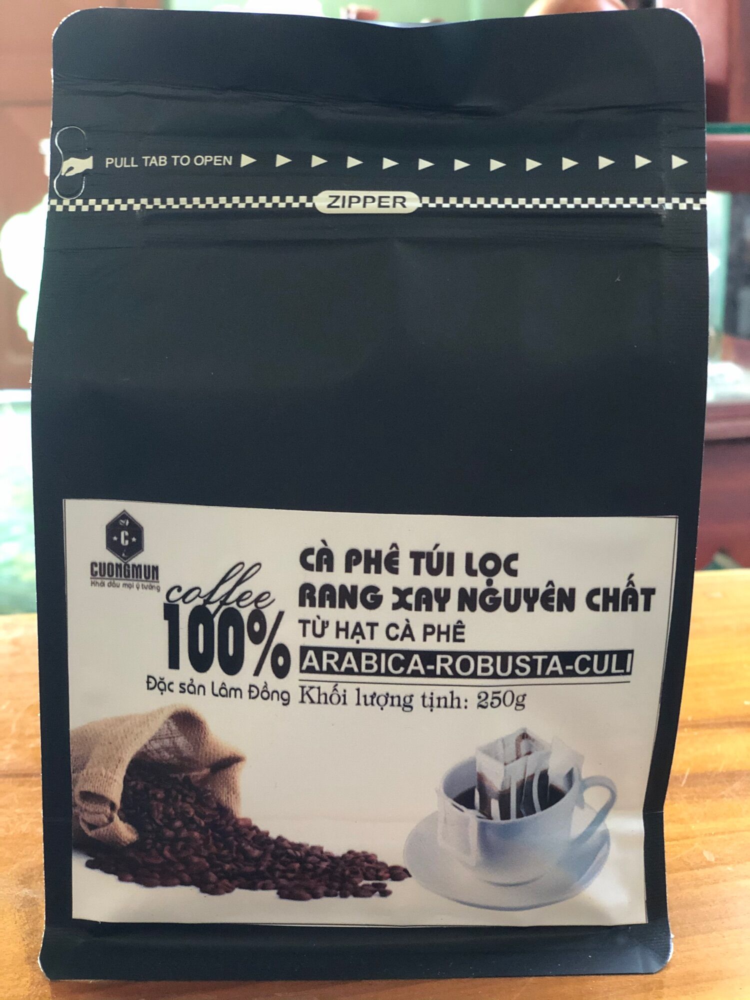 Cà phê túi lọc rang xay nguyên chất