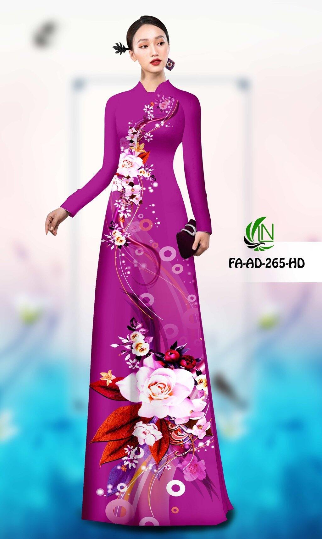 VẢI ÁO DÀI 3D BỘ /VẢI KHÔNG MAY