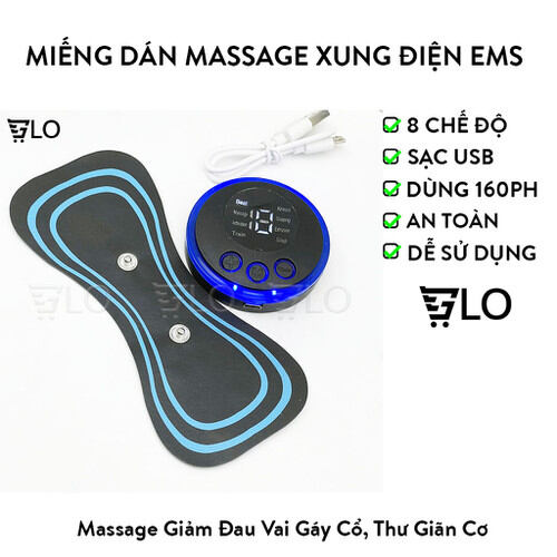 MÁY MASSAGE XUNG ĐIỆN THƯ GIÃN TOÀN THÂN - ( CÁNH BƯỚM ) mạnh