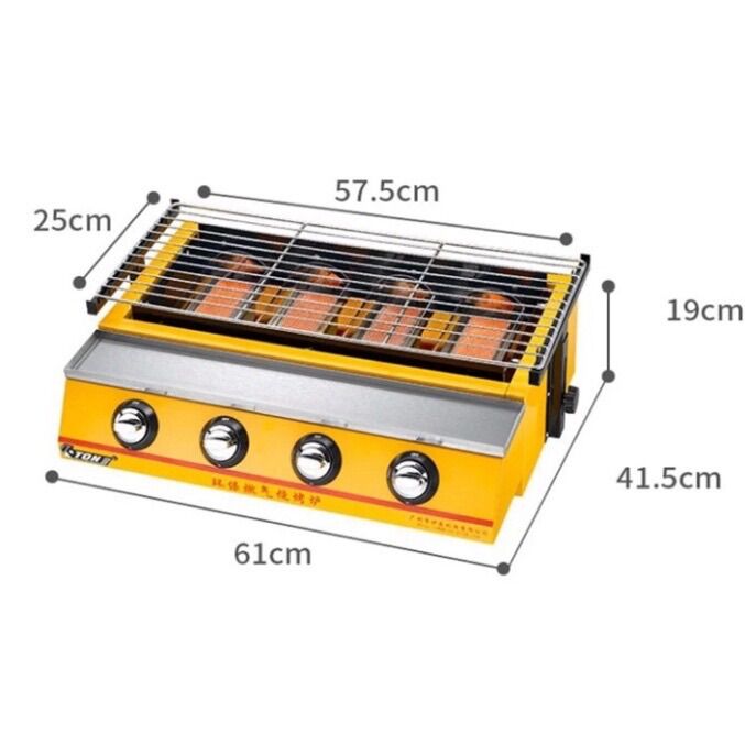 [HCM]Bếp nướng ga 4 trục ET-K222-K233-K255