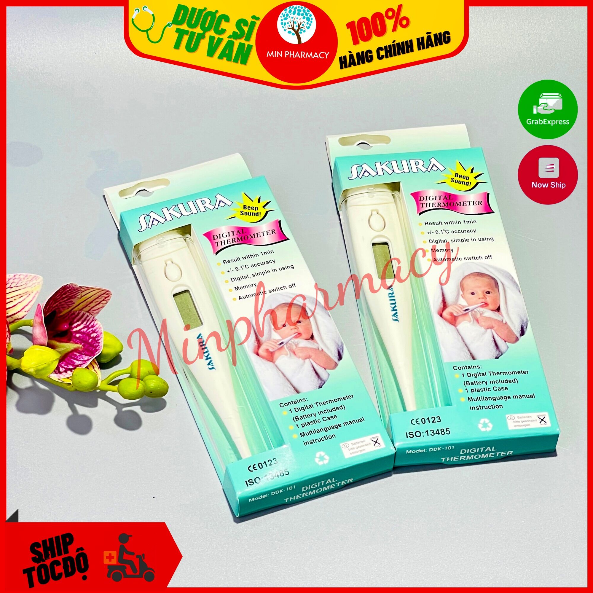 Nhiệt Kế Điện Tử SAKURA DDK-101 - Minpharmacy