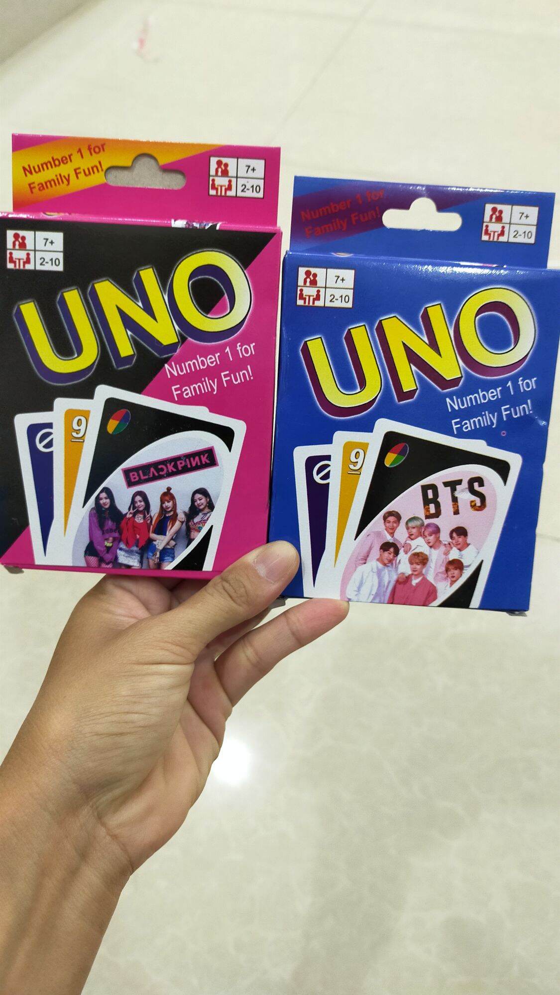 Thẻ Uno Backpink BTS