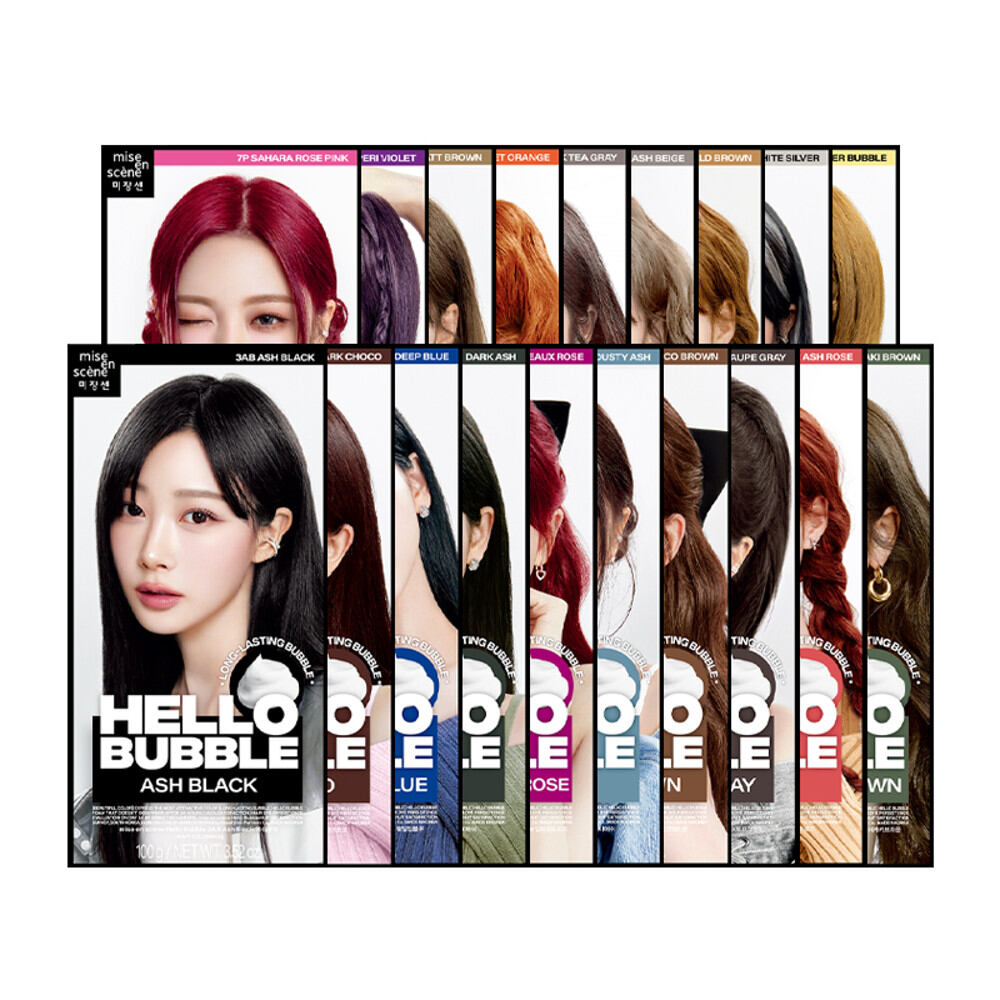 THUỐC NHUỘM TÓC BỌT BIỂN HELLO BUBBLE BLACKPINK MISE EN SCENE