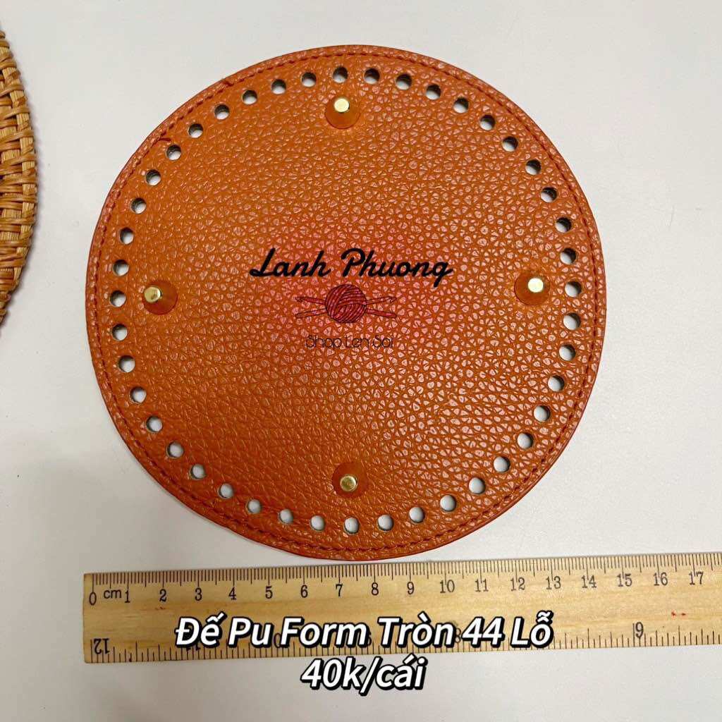 Đế Da Pu Tròn 44 Lỗ 15cm