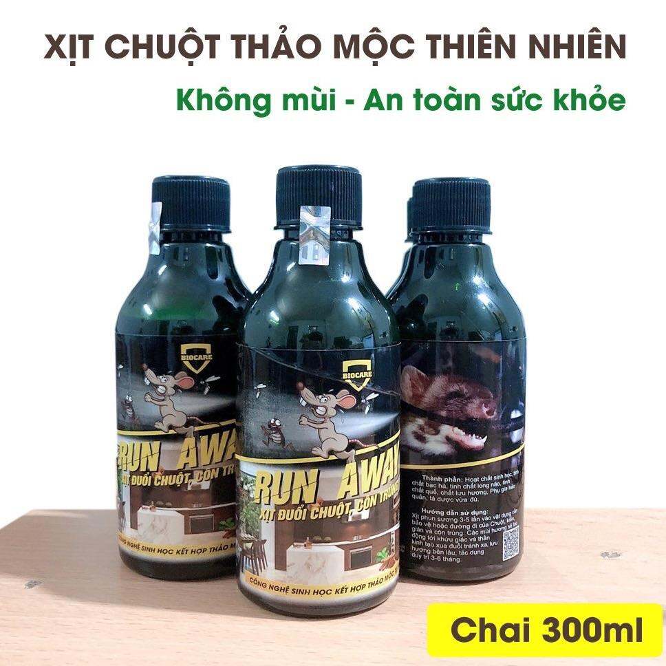 Chai xịt đuổi chuột Run away