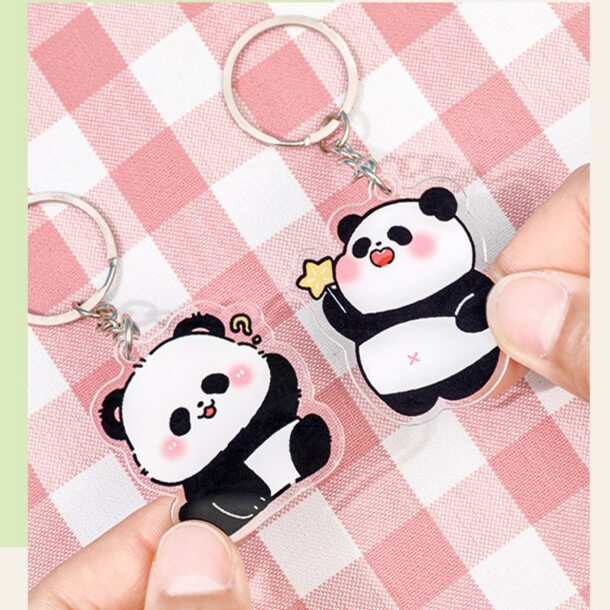 Móc khóa gấu trúc panda dễ thương