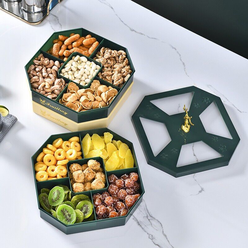 Khay đựng mứt kẹo trang trí tết