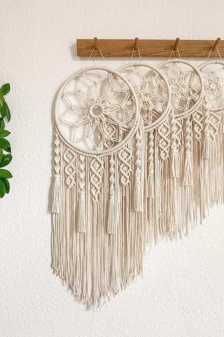 Dreamcatcher macrame treo tường trang trí mã 0012