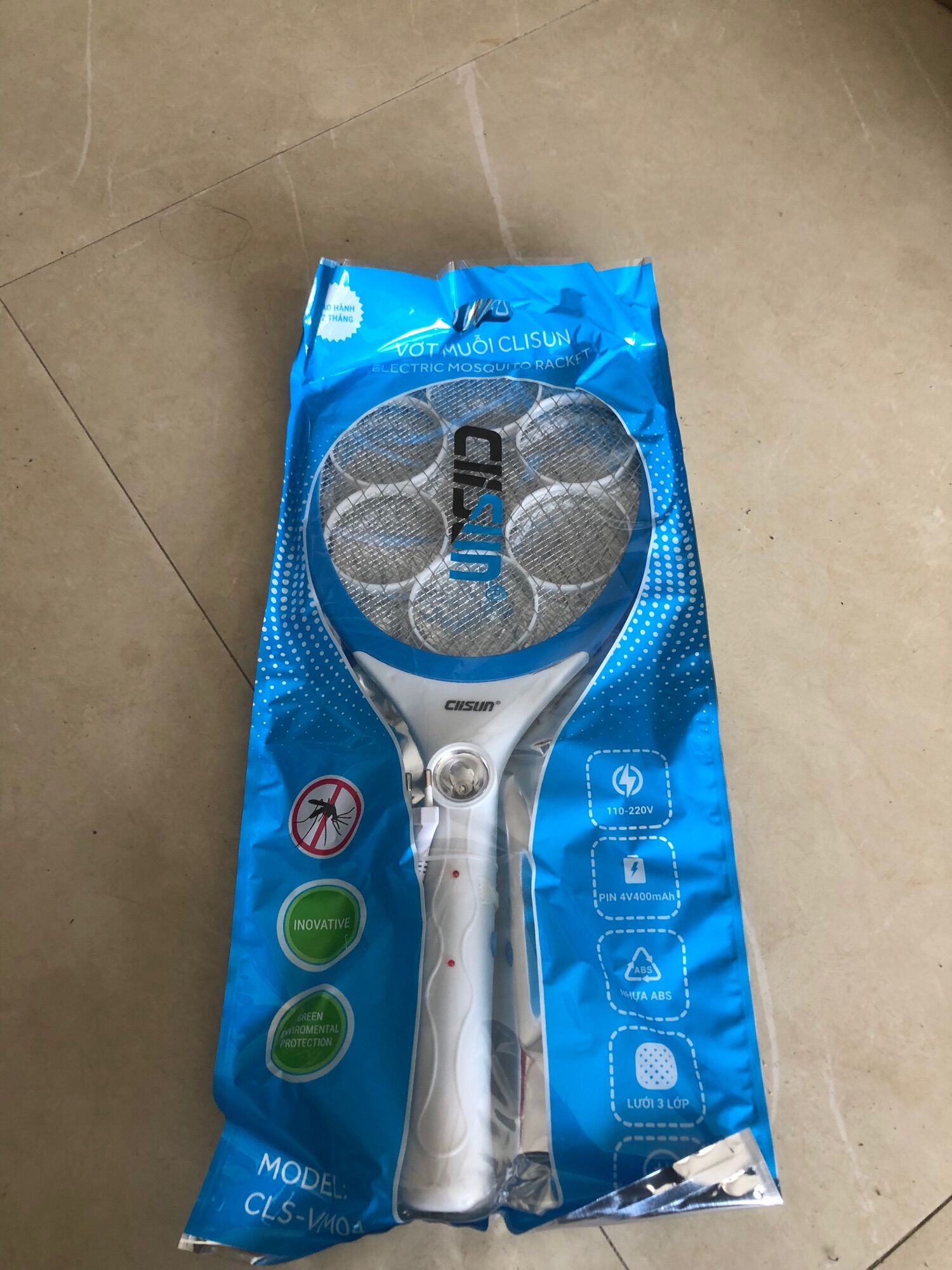Vợt muỗi chính hãng Clisun