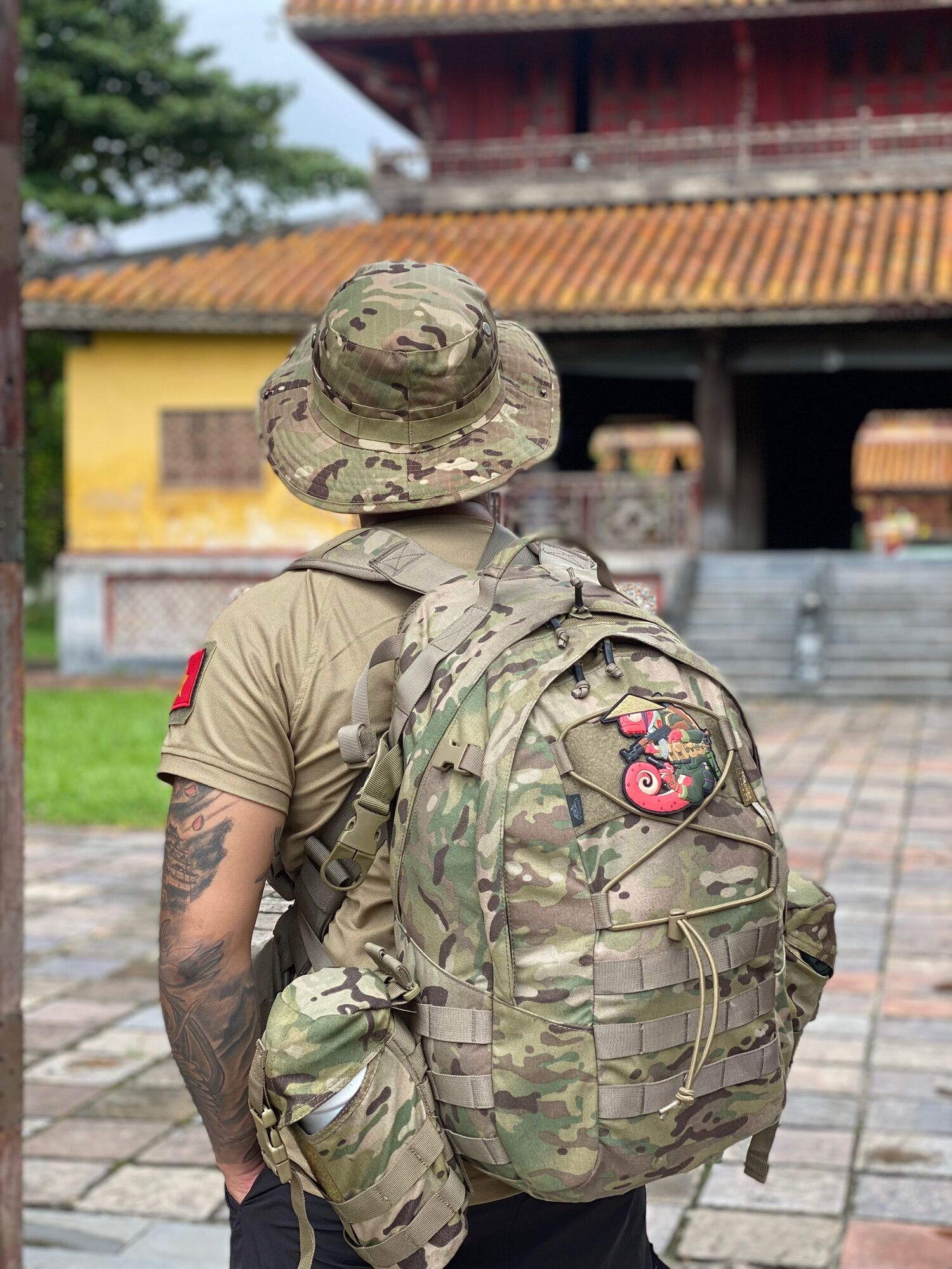 NÓN TAI BÈO TACTICAL 2T