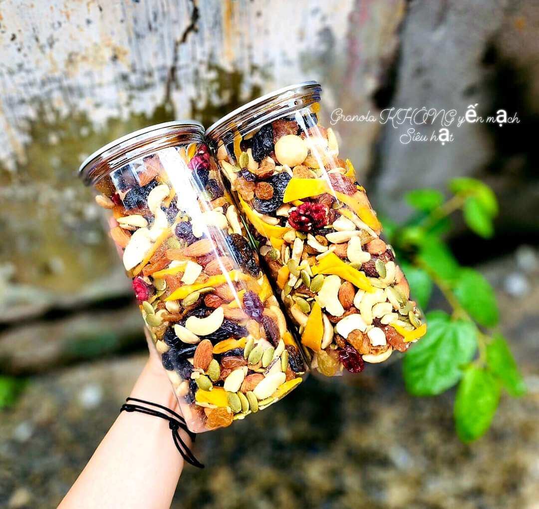 Granola siêu hạt KHÔNG YẾN MẠCH 500gr