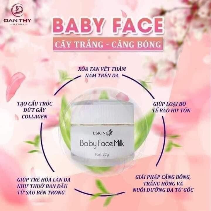 Baby Face Cấy Trắng Đan Thy Chính Hãng