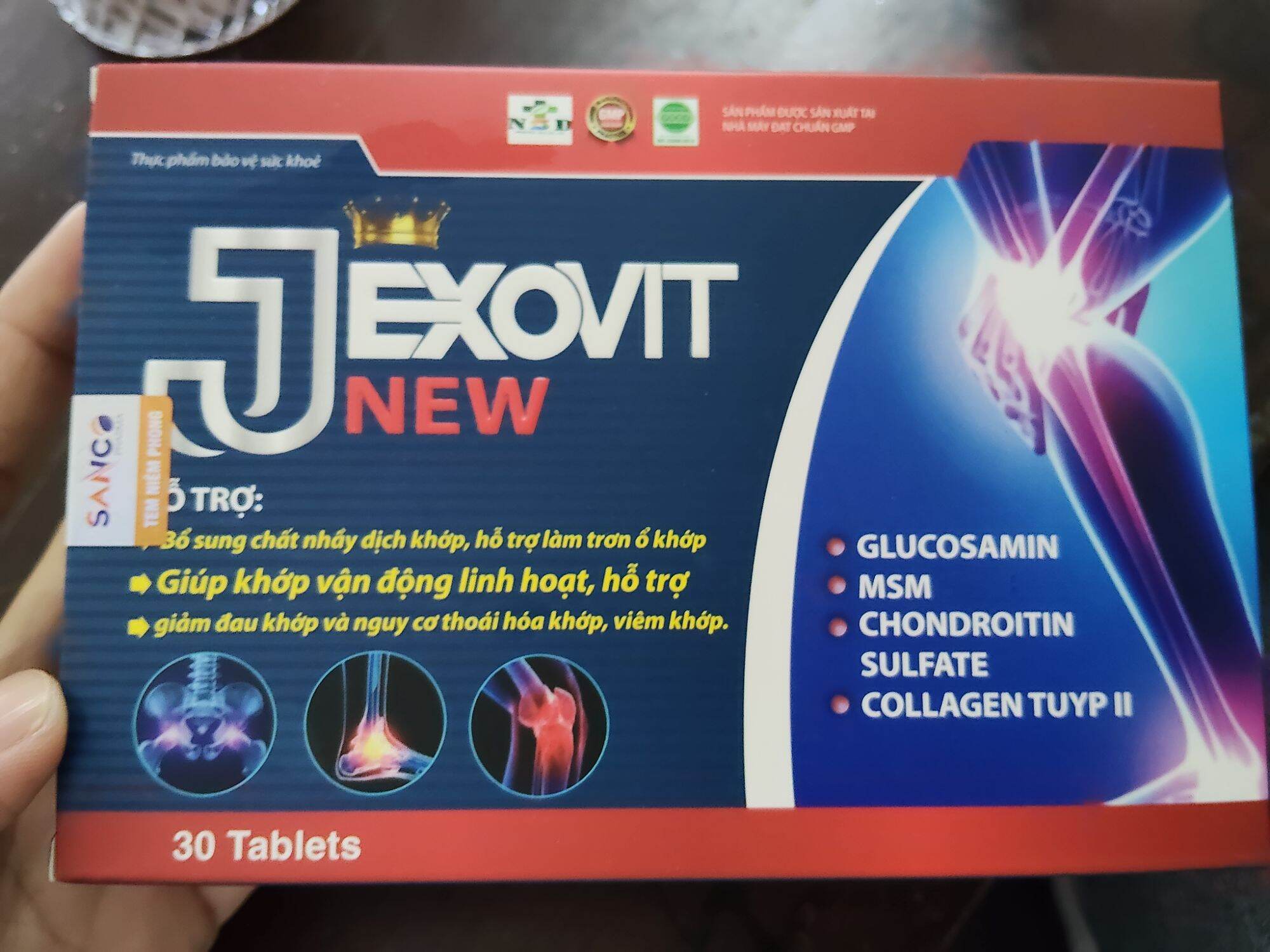 Gluconano, chiết xuất cao xương ngựa, glucogen giảm đau nhứ c