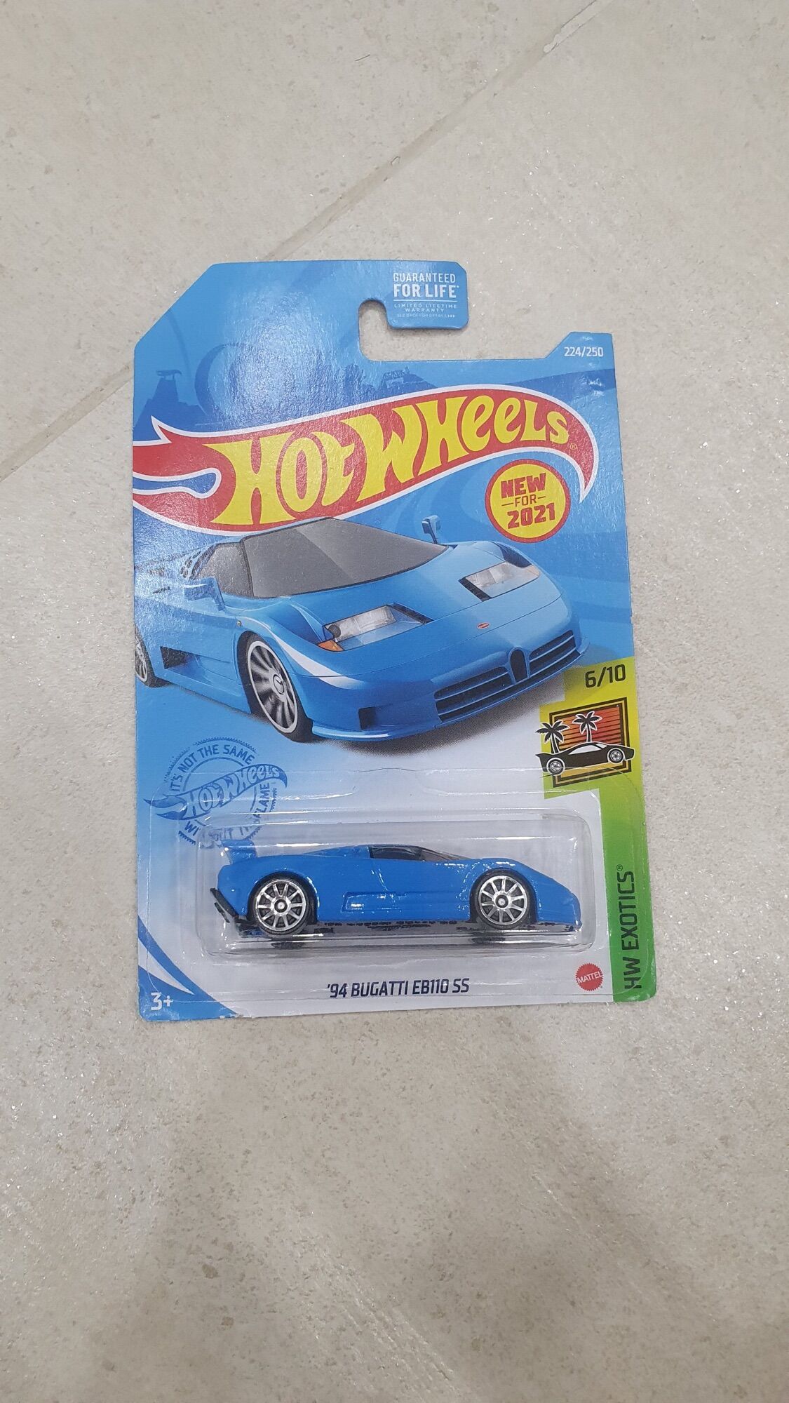 Xe mô hình đồ chơi cơ bản hotwheels 1:64 - '94 bugatti eb110 ss