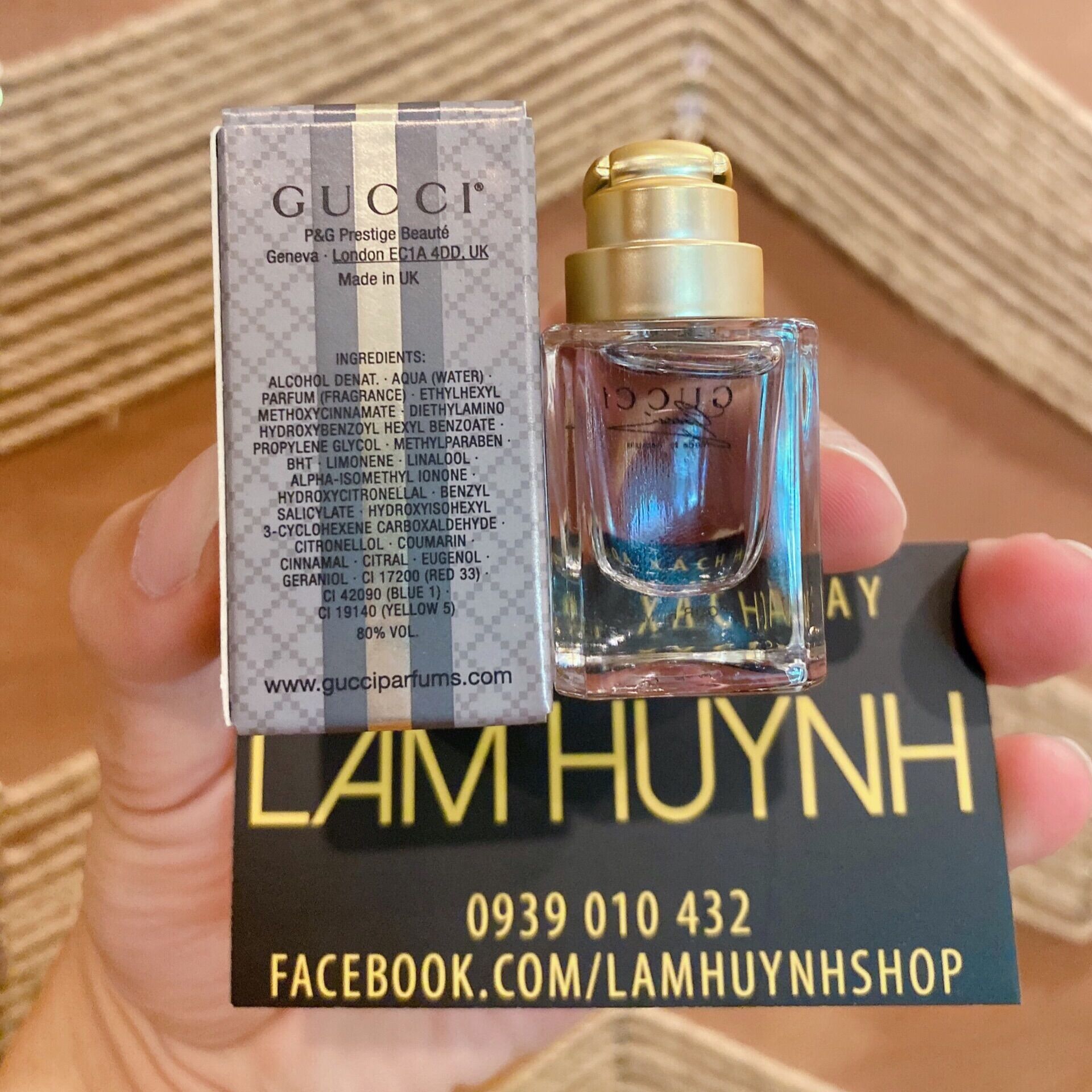 [ CHÍNH HÃNG] Nước hoa Nam mini GUCCI MADE TO MEASURE 5ml