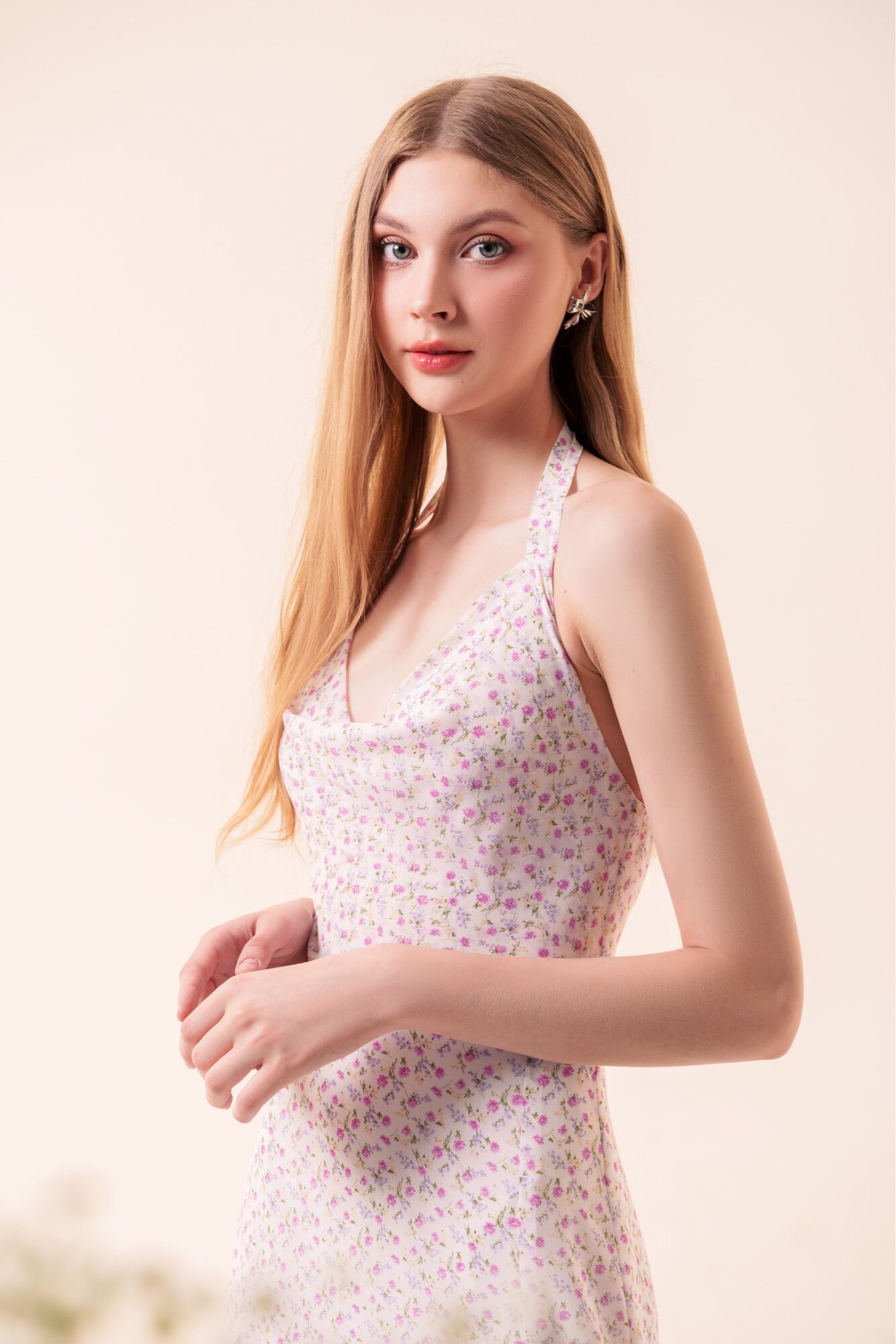 Gallica Flower Dress - White version