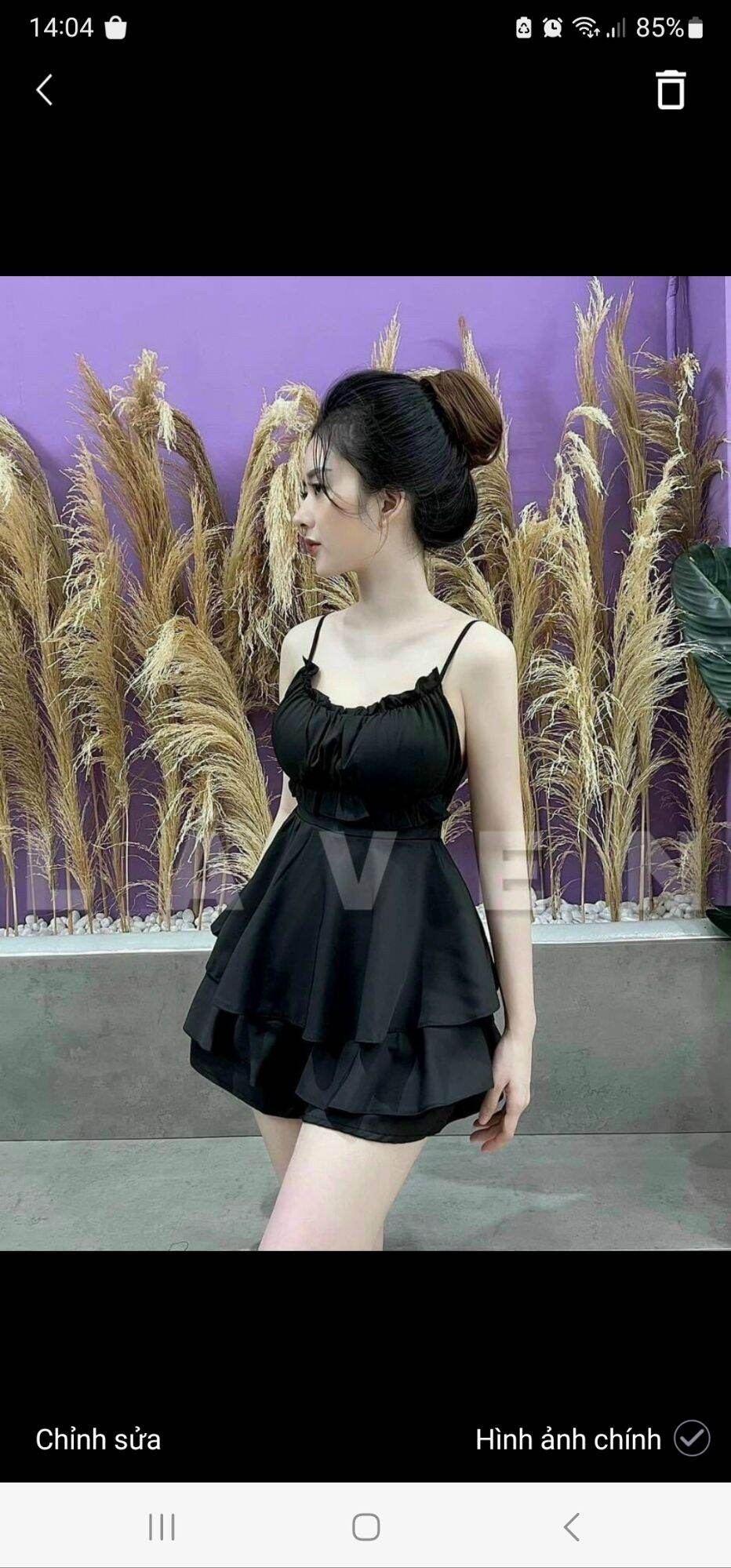 Sét Đùi Dây Hở Lưng Kèm Quần Vải Lụa đi chơi